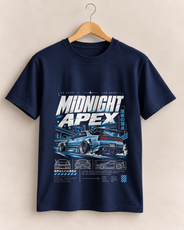 Avant 1 T-shirt Unisexe Midnight Apex – Tokyo Night Racing