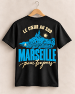 Marseille, le cœur au sud-1 T-shirt Unisexe Marseille pour Toujours – Le Cœur au Sud