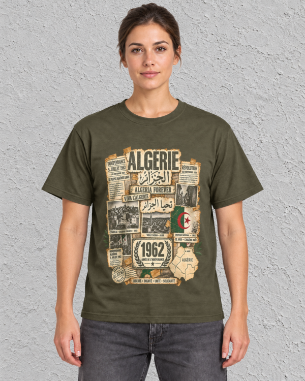 T-shirt Unisexe Algeria Forever – Édition Mémoire